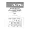 ALPINE 3402 Owners Manual