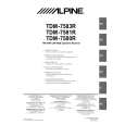 ALPINE TDM7580R Owners Manual